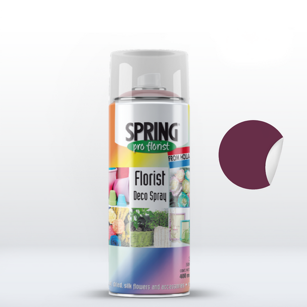 Pintura Floral Spring Burgundy-Red-051