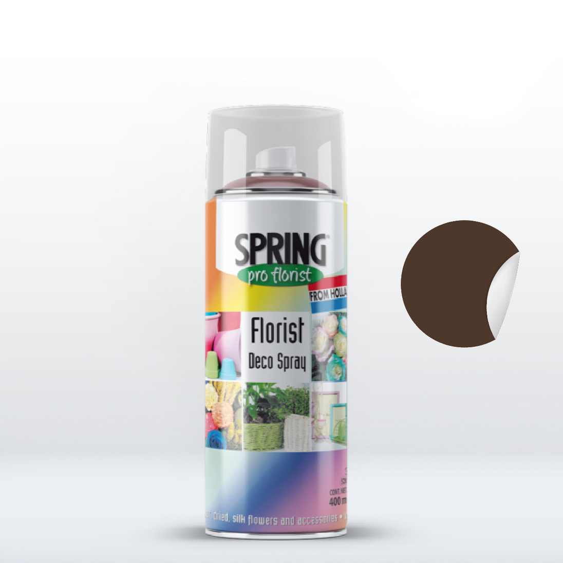 Pintura Floral Spring Dark Brown 037