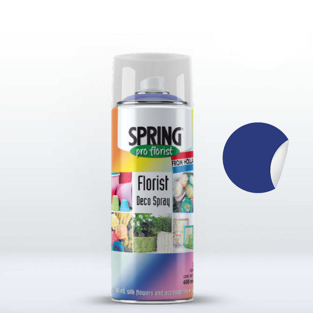 Pintura Floral Spring Deep-Blue