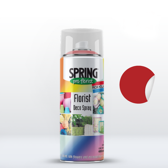 Pintura Floral Spring Holiday Red 036